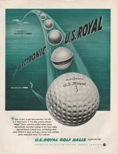 Accesorios de pelota de golf Royal 1952 EE. UU. anuncio impreso deportivo - Imagen 1 de 1