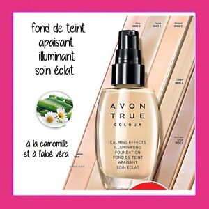 Foundation Soothing And Lightning Avon Calming Effects - Coverage Medium