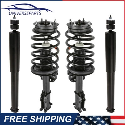 Full Set Pack 4 Strut Shock Absorbers for 2005-10 Ford Mustang Base GT 4.0L 4.6L - Image 1 of 4