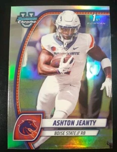 Ashton Jeanty 2024 Bowman U Chrome 1st Refractor Boise State - Picture 1 of 2