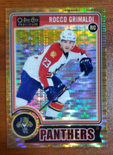 2014-15 O-Pee-Chee Platinum Rocco Grimaldi  Seismic Gold Rookie #'d 34/50 #181