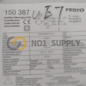 1PC NEW FESTO SIEN-M8B-PS-S-L 150387 Proximity sensor Fast delivery - Picture 1 of 10