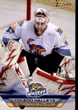 2011-12 Toledo Walleye Choice 11 Thomas McCollum Sanborn New York NY Hockey Card