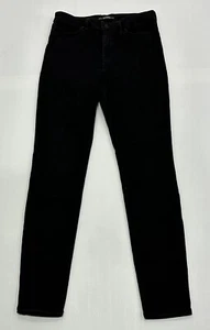 Guess Womens Size W30 X L30 Hemmed Power Skinny Leg Black Denim Jeans VGC - Picture 1 of 7
