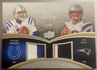 2009 Upper Deck Exquisite Collection Patch Combos 47/50 Peyton Manning Tom Brady