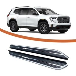 2PCS Running Board fits for GMC Acadia 2024 2025 Side Steps Nerf Bar Stairs - Foto 1 di 8