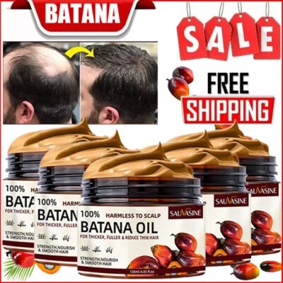 6/5x Organic Batana Oil for Hair Growth Natural Batana Hair Loss Oil Conditioner - image 1 of 4