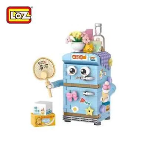 Lindo refrigerador de electrodomésticos pequeños LOZ Micro Building Block 8821 - Imagen 1 de 4