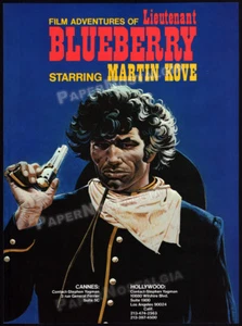 Moebius' LIEUTENANT BLUEBERRY - Original 1981 Trade AD / ADVERT _ Jean Giraud - Picture 1 of 1
