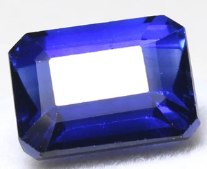 Natural 8,60 quilates certificado Sri Lanka zafiro azul 12x10 mm esmeralda AA... - Imagen 1 de 6