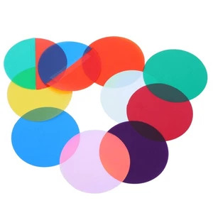  10 Stück Umgebungslicht Farbfilm Korrekturfilter farbige transparente Overlays - Bild 1 von 12