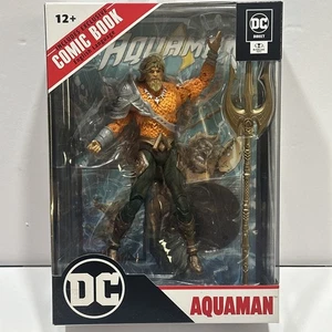 McFarlane Toys - DC Direct Page Punchers AquaMan figura de acción y cómic NUEVO - Imagen 1 de 1