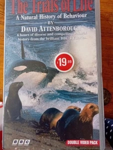 The Trials of Life David Attenborough VHS A Natural History Of Behaviour - Picture 1 of 2