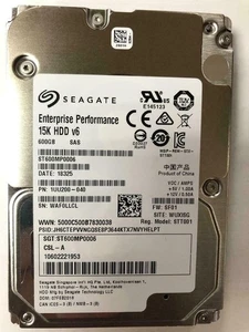 SEAGATE ST600MP0006 600GB 15000RPM 12Gbs 256MB 15K 2.5'' SAS Hard Drive - Picture 1 of 4