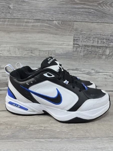 Nike Air Monarch IV 4 Black White Blue Sneakers 415445-002 Men’s Size 11 Shoes - Picture 1 of 13