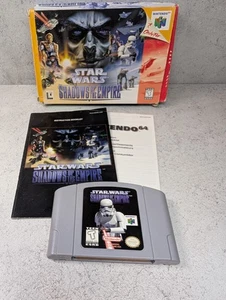Star Wars: Shadows of the Empire (Nintendo 64, 1996) - CIB, cartuccia + manuale - Foto 1 di 15