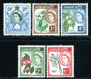 Stamps Jamaica, Scott # 162-166 Mint NH - Picture 1 of 1