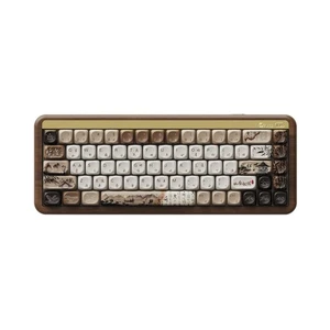 Mechanical Gaming Keyboard with Walnut Wooden Case, MU01 Mountain Seclusion 6... - Picture 1 of 8