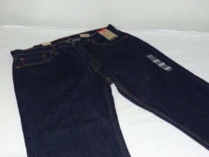 SIEHE BILDER! Levis HERREN GRÖSSE 38x32 505 Regular Jeans DUNKELBLAU Baumwolle Straight - Bild 1 von 5