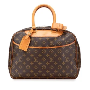 LOUIS VUITTON Monogram Deauville Handbag M47270 Women 【Used】 - Picture 1 of 10