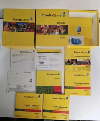 Rosetta Stone Espanol Spanish Latin America Level 1, 2, 3 Version 3 Read Desc - Image 1 of 4