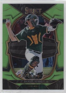 2023 Panini Select Concourse Neon Green Prizm /75 Daniel Susac #43