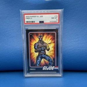 Rare PSA 8 POP 1 GI JOE 2023 SDCC Super 7 COBRA FIREFLY Hasbro Trading Card - Picture 1 of 2