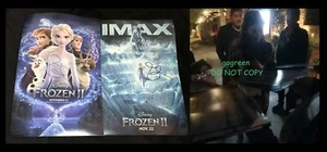 Idina Menzel signed Frozen II poster 2 photo Elsa Wicked Elphaba Let it Go  - Picture 1 of 6