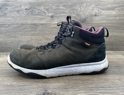 Zapatos de senderismo Teva para mujer Arrowood Lux Mid WP Trail talla 11 negros impermeables Foto 1 de 4