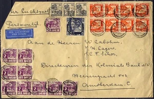 Cover Netherlands Indies, 1937. Bandoeng to Amsterdam.  Air Mail   - Picture 1 of 3