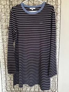 Vans Dress Women's Nwt Shaina Dress Black Stripe size large a line skateboard L - Picture 1 of 6