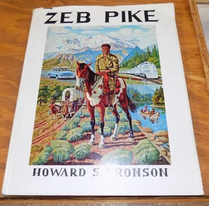 1963 Buch /// ZEB PIKE (von Pike's Peak Fame), von Howard Aronson - Bild 1 von 8