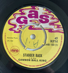 Kanonenball King Stagger Back UK 45' Gas Pama 1969 Ska!!