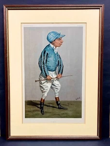 Vanity Fair Jockey Otto Madden Print 1887 original by Spy mount and framed - Picture 1 of 4