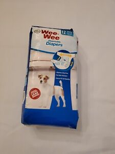 Four Paws Wee-Wee Disposable Diapers 12 Pack Small (8-14 lbs)