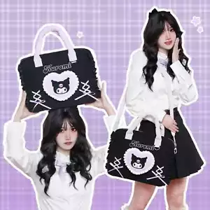 GeekShare x Sanrio Tablet Carry Case Kuromi Large Bag 14.17*10.43*1.37 inch - Picture 1 of 14