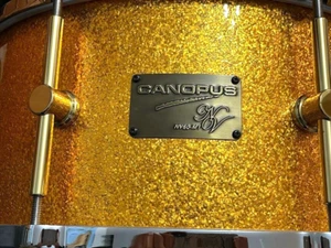 CANOPUS Neo Vintage Series Snare Drum Gold Sparkle NV60M1S-1465 14"x6.5" - Picture 1 of 9