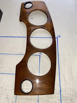 1998-2003 Jaguar XJ8 OEM Dash Speedometer Woodgrain Trim Panel - Image 1 of 3