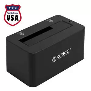 Original ORICO 2.5"/3.5" USB 3.0 SATA Hard Drive Docking Station HDD Enclosure - Picture 1 of 3