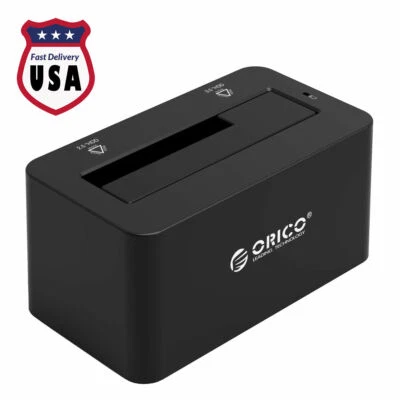 Original ORICO  2.5"/3.5" USB 3.0 SATA Hard Drive Docking Station HDD Enclosure - Image 1 of 3