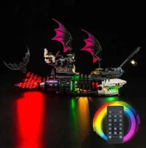 Kit d'éclairage LED + Télécommande pour LEGO Nightmare Shark ¤ 71469 ¤ NEUF. - Picture 1 of 10