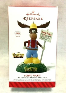 2014 HALLMARK SORRY FOLKS! CHRISTMAS ORNAMENT - NATIONAL LAMPOON’S VACATION - Picture 1 of 8