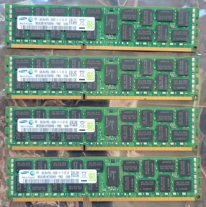 Samsung 32GB 4x 8GB 2Rx4 PC3L-12800R DDR3 ECC RDIMM REG Server Speicher RAM - Bild 1 von 2