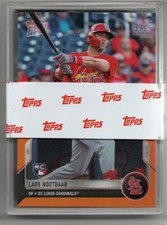 2022 Topps Now Road to Opening Day Lars Nootbaar Orange /5 RC Sealed Set