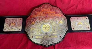 Big Gold World Wrestling Championship Belt 2mm - Picture 1 of 6
