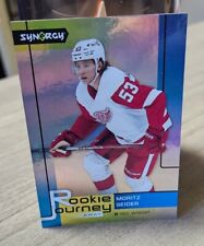 2021-22 UD Synergy Moritz Seider Rookie Journey Away Blue Parallel #'d /899