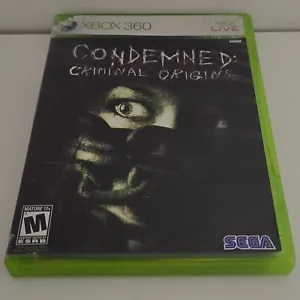 Condemned: Criminal Origins (Microsoft Xbox 360, 2005) CIB completo di manuale - Foto 1 di 4