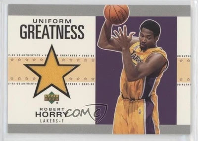 2002-03 Upper Deck UD Authentics Uniform Greatness Robert Horry #RH-U - Image 1 of 2