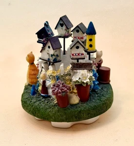 Vintage Yankee Candle Capper Can and Birdhouses Stay on Top Jar Candle Topper - Picture 1 of 6