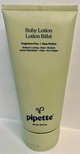 Pipette BABY LOTION Fragrance Free Clean Nontoxic Hypoallergenic 5.7 oz Sealed - Picture 1 of 2